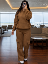 Women’s Oversized Hoodie & Cargo Pants Set